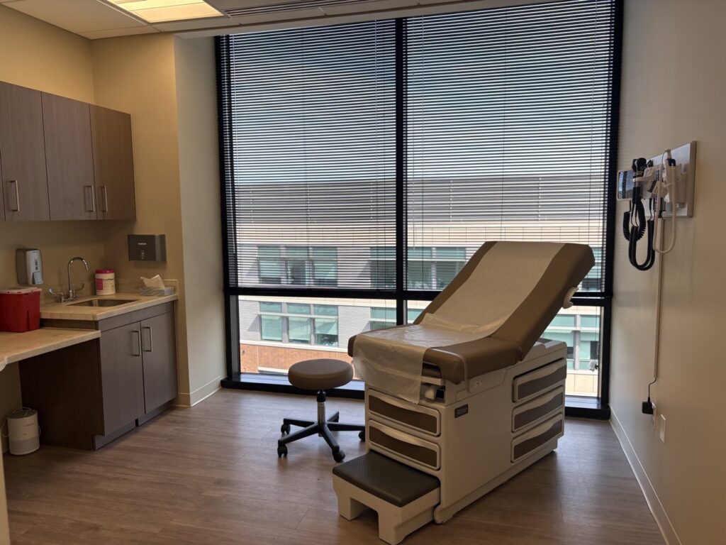 Meridian – Largo exam room Exam room at Meridian’s Largo Medical Location