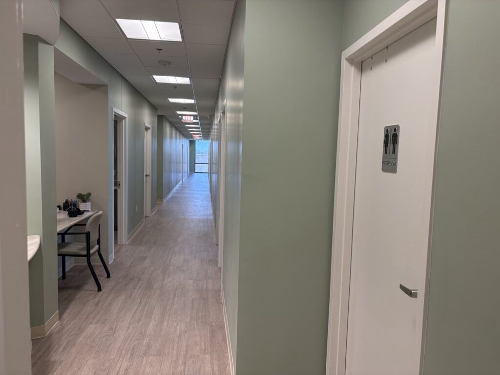 Largo hallway Hallway to exam rooms at the Meridian Largo office